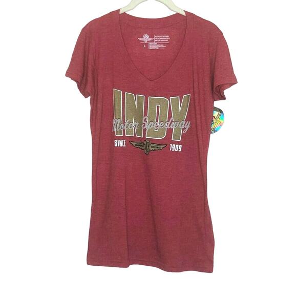 Authentic Apparel of the Indianapolis Speedway Tops - Indy Motor Speedway Authentic Tee New